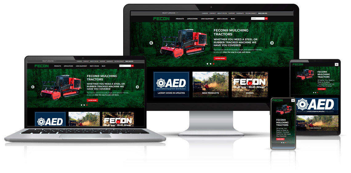 Fecon Responsive Website