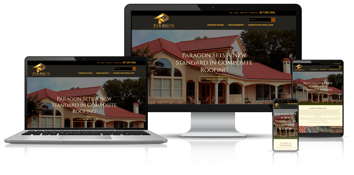 Paragon Roof Systems Responsive Website